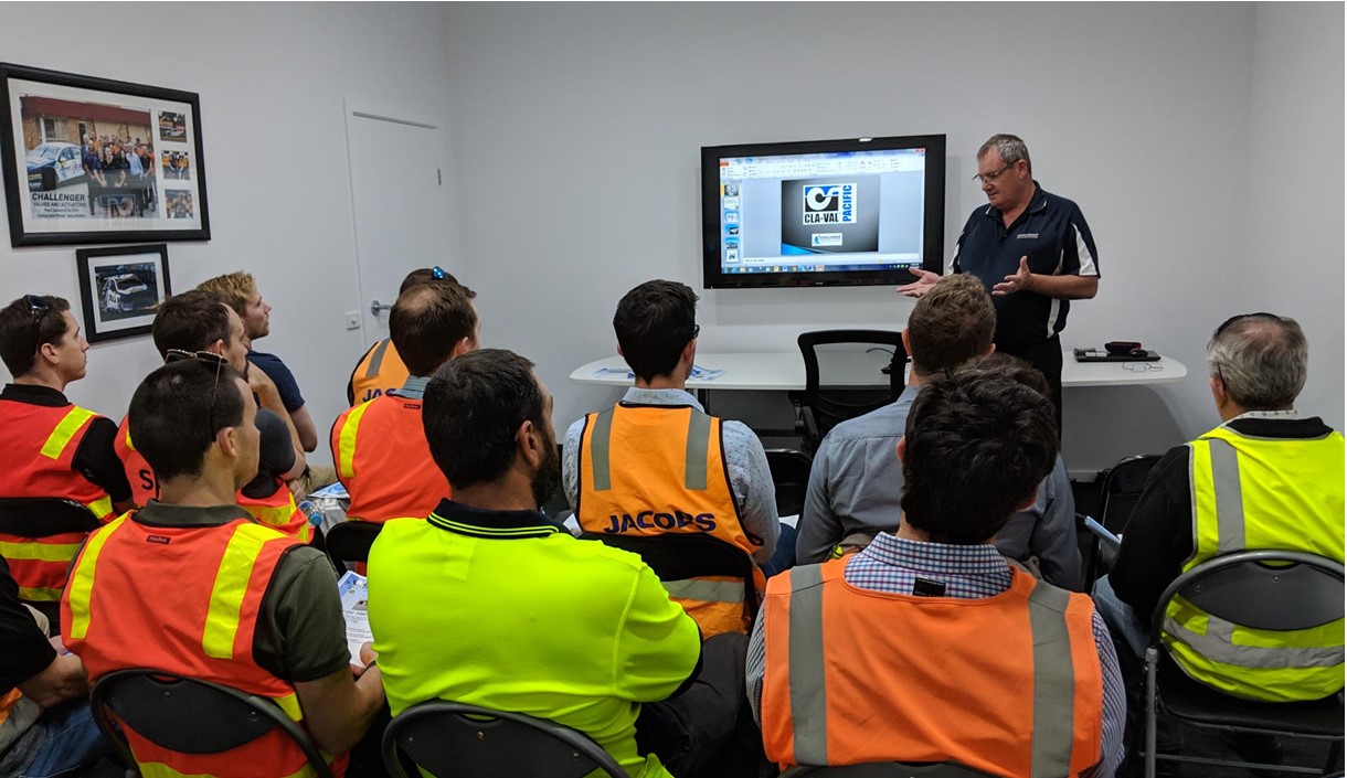 Challenger Valves and Actuators Presentations & Site Tour Infrastructure Network Goulburn